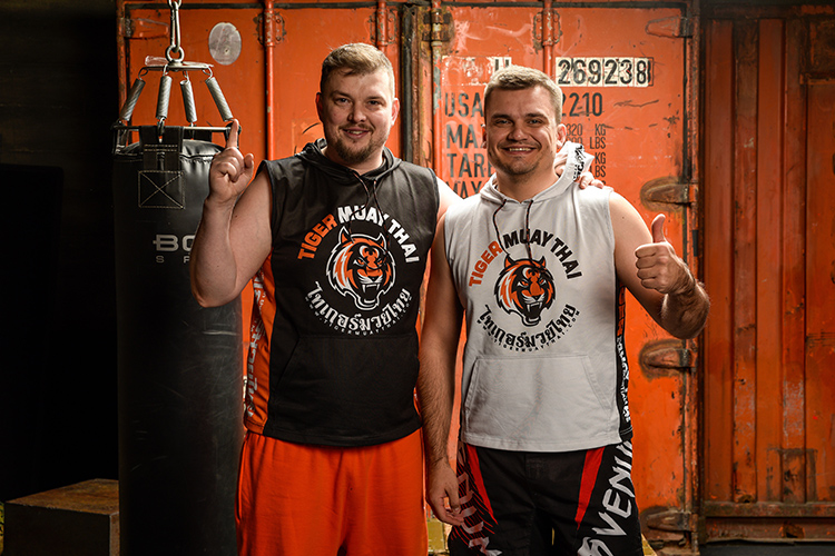 Муай тай на улице